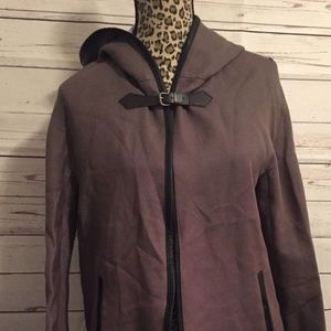 Zara Trafaluc Womens Hooded Cape Coat